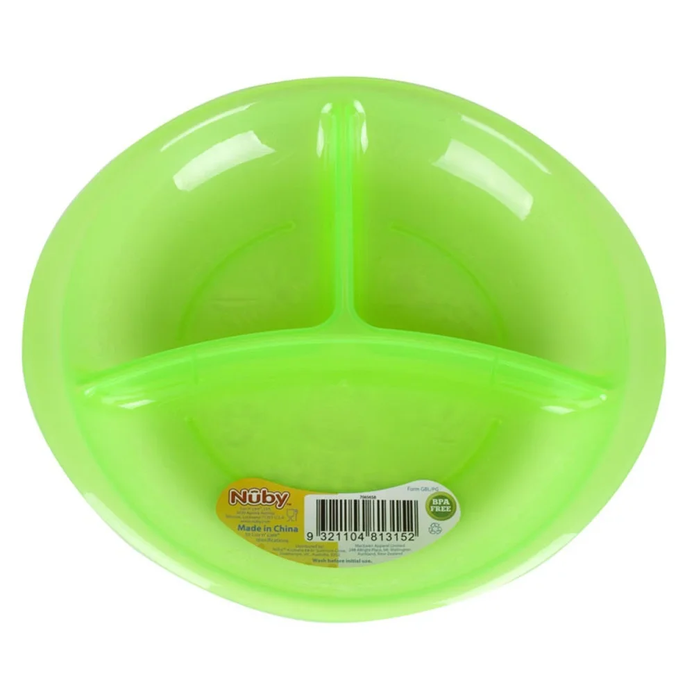 Nuby Fun Feeding Section Plate (Assorted) - Image 3