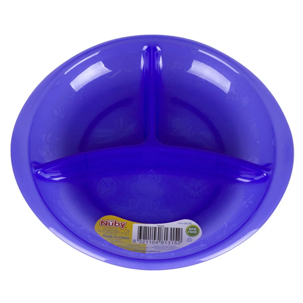 Nuby Fun Feeding Section Plate (Assorted) - Image 4