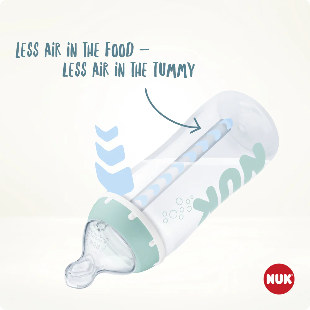 NUK Anti-Colic Professional Bottle Adapter, Tube and Brush Set - Image 2