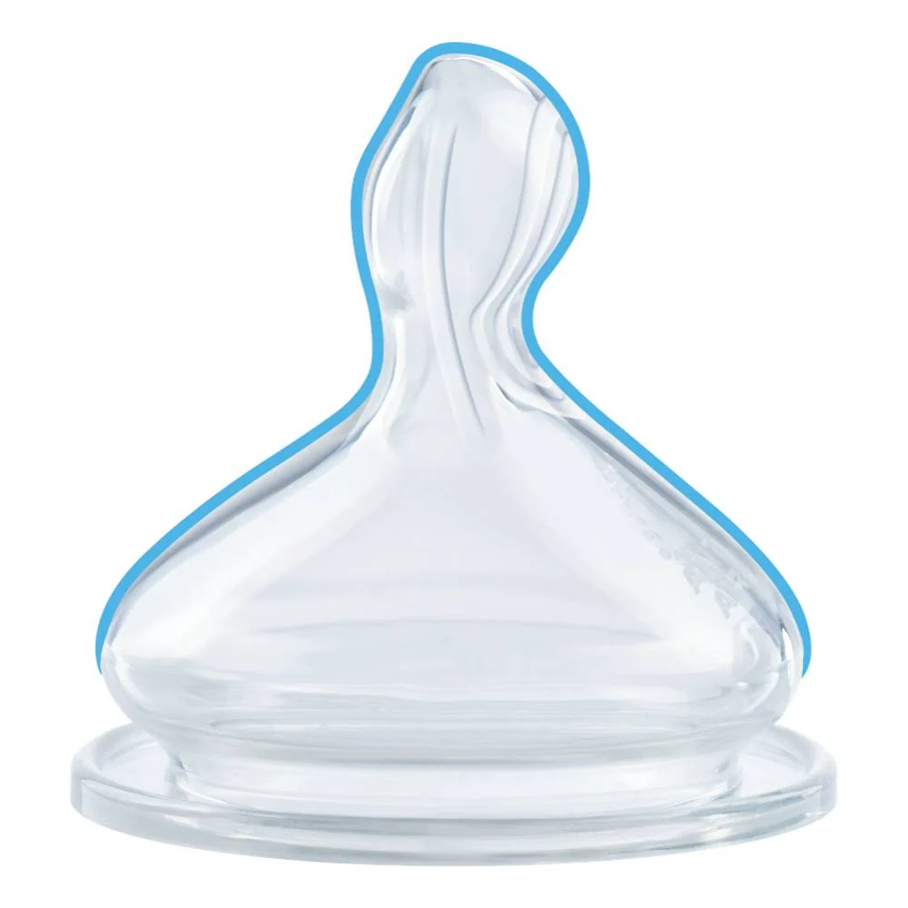 NUK First Choice Silicone Teat Size 1 Small - 2 Pack - Image 2