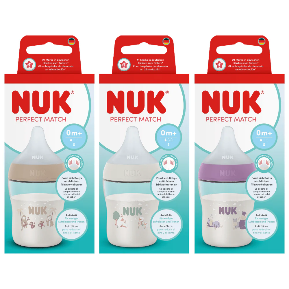NUK Perfect Match PP Bottle 150ml / 0m+ S Teat