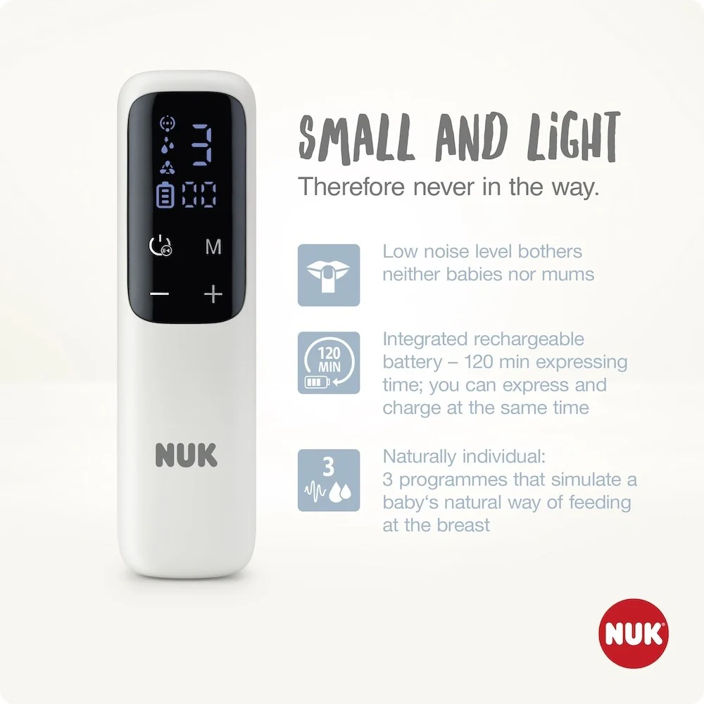 NUK Soft & Easy Perfect Match Electric Double Breast Pump - Image 6
