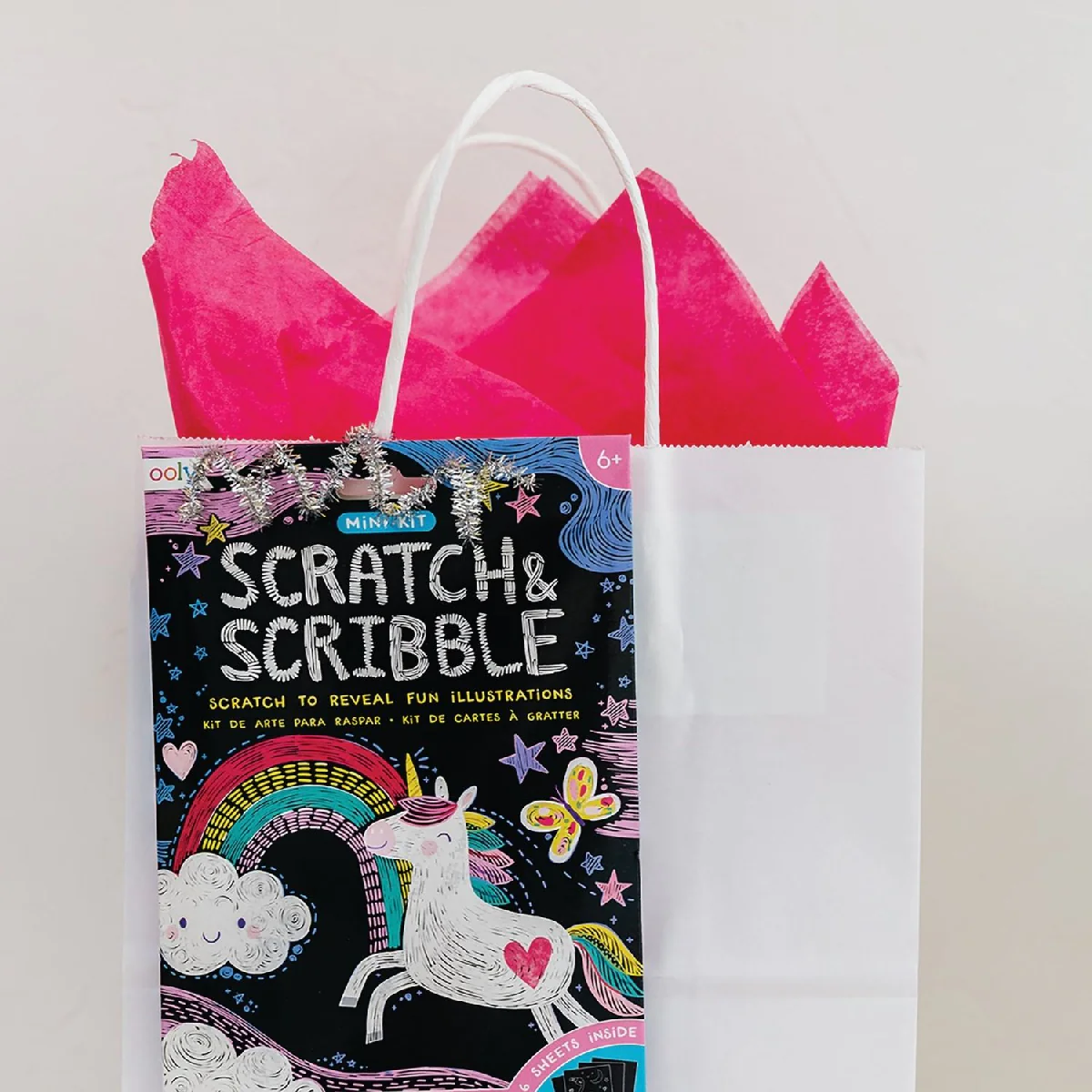 Ooly Mini Scratch & Scribble Art Kit - Funtastic Friends - Image 4