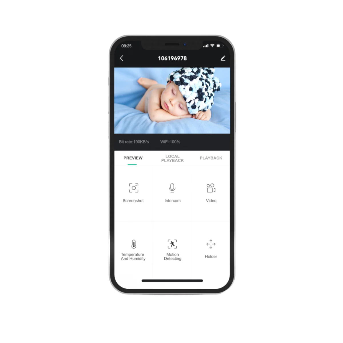 ORIGIN Wifi Phone Compatible 5" Baby Monitor - Image 4