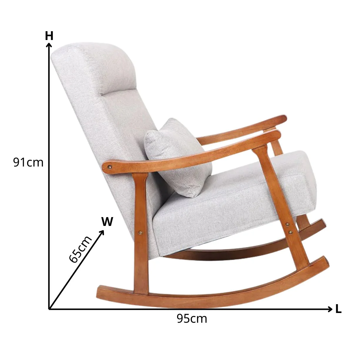 ORIGIN Kekeno Nursing Rocker & Footrest - Image 16