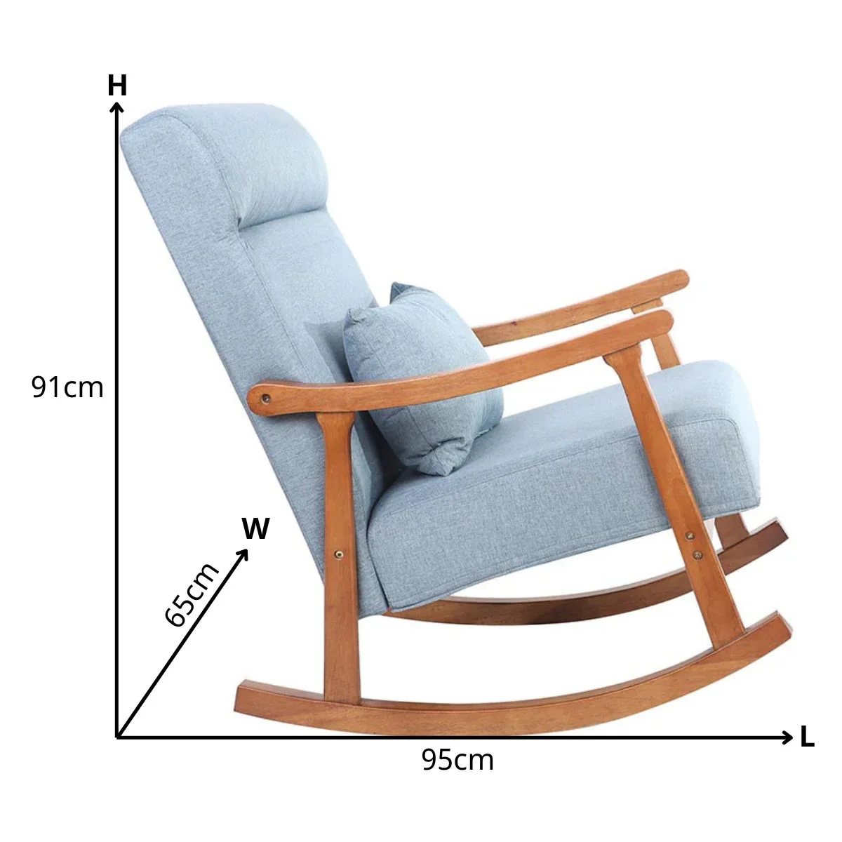 ORIGIN Kekeno Nursing Rocker & Footrest - Image 8