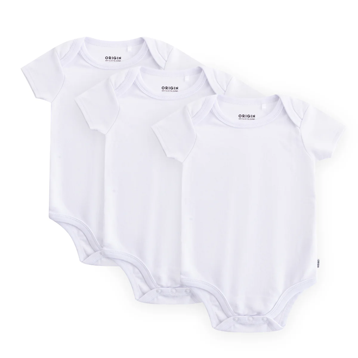 ORIGIN Short Sleeve Bodysuit 3 Pack