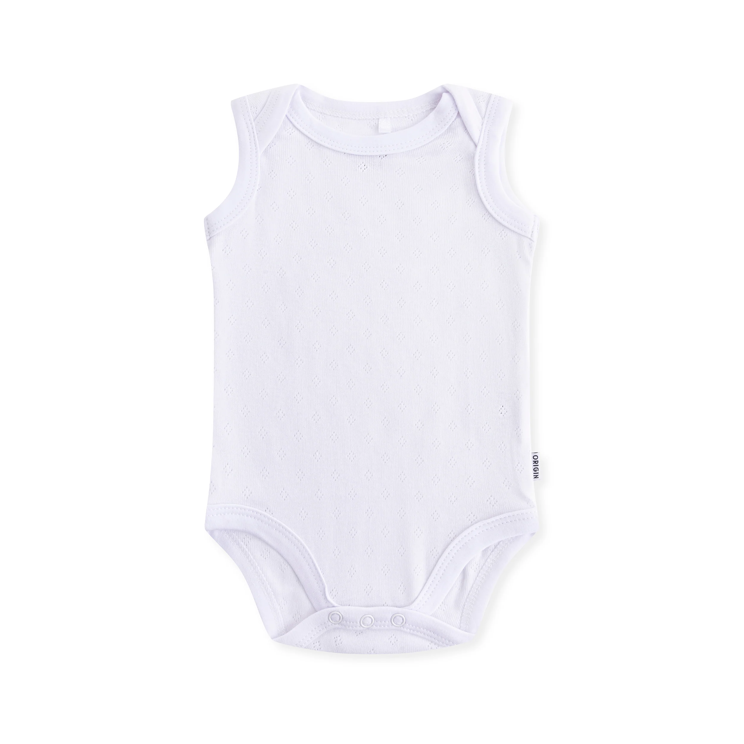 ORIGIN Sleeveless Eyelet Bodysuit