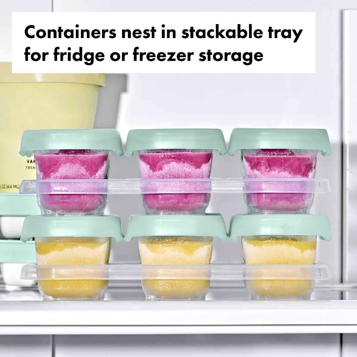 OXO Tot Baby Blocks Freezer Storage Containers 60ml - Image 4