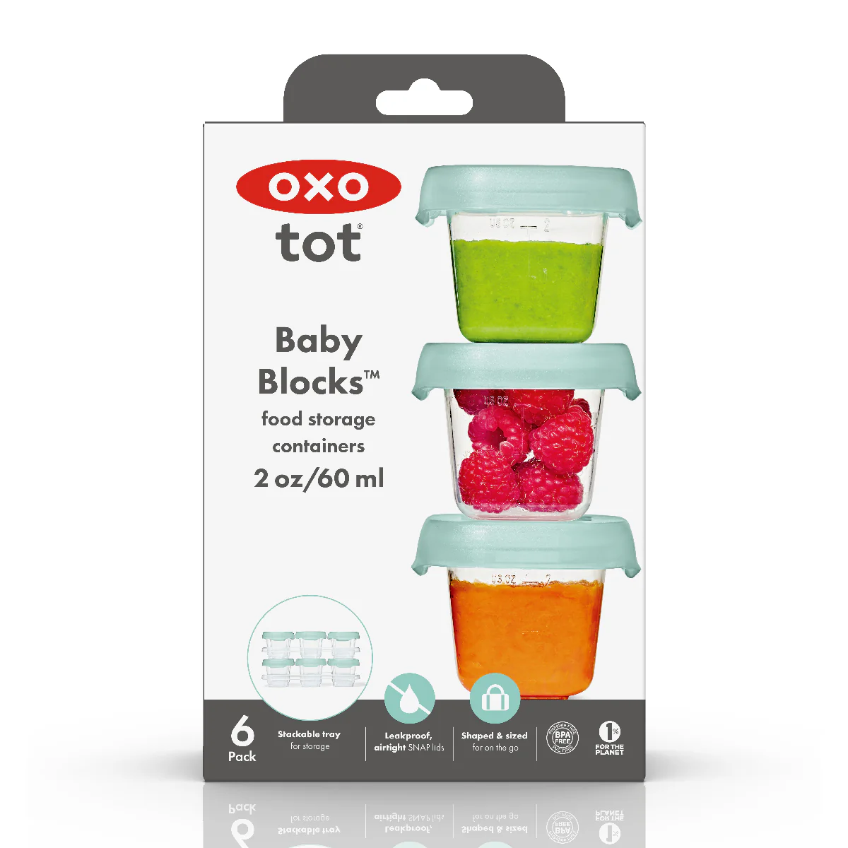 OXO Tot Baby Blocks Freezer Storage Containers 60ml - Image 7