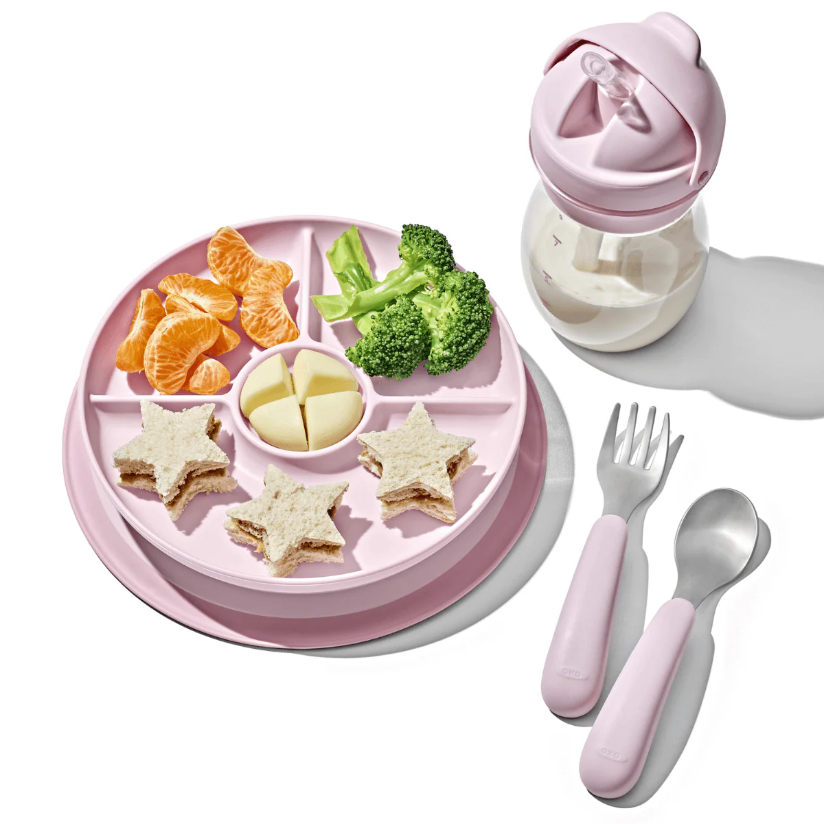 OXO Tot Stick & Stay Suction Divided Plate - Image 4