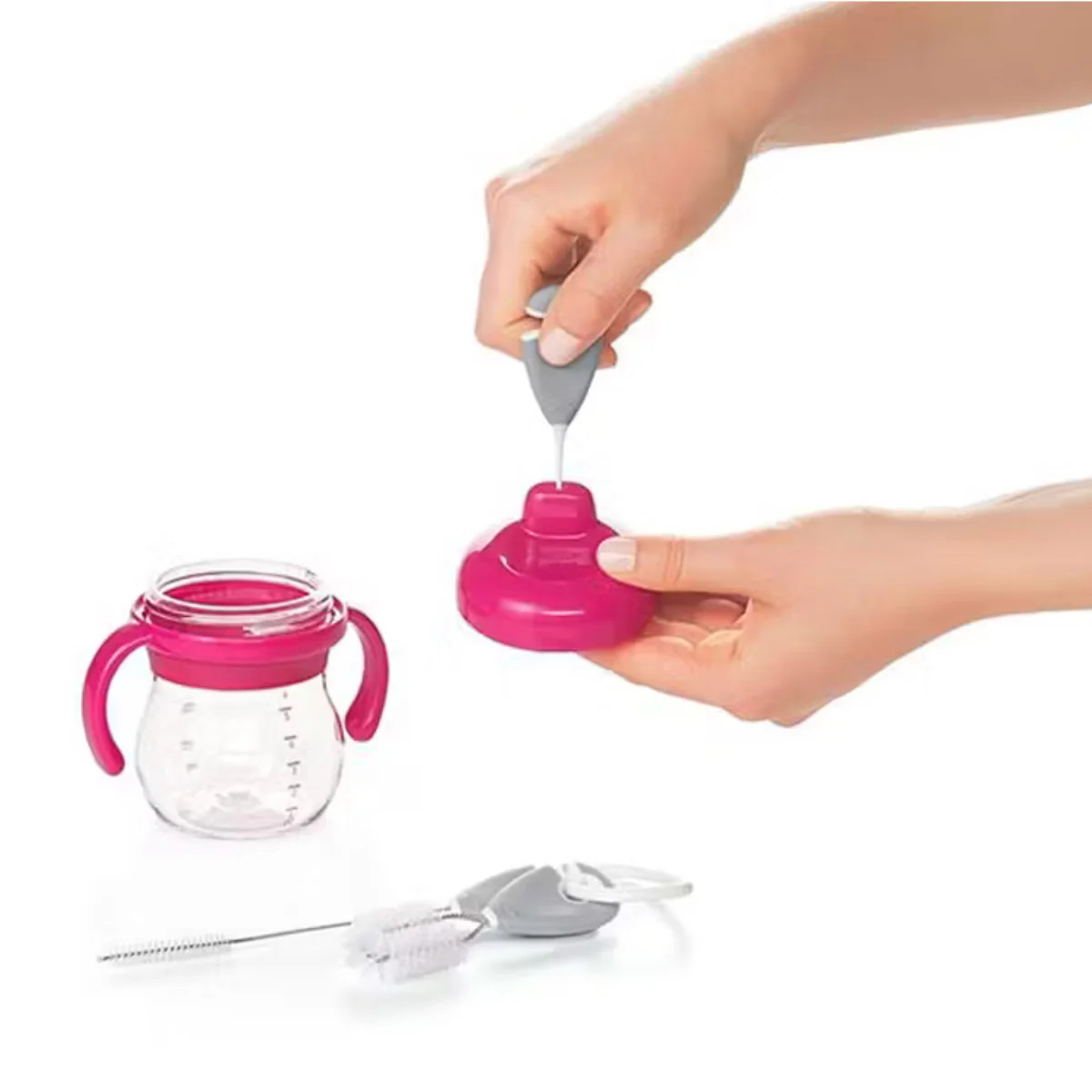 OXO Tot Straw & Sippy Cup Top Cleaning Set - Image 5