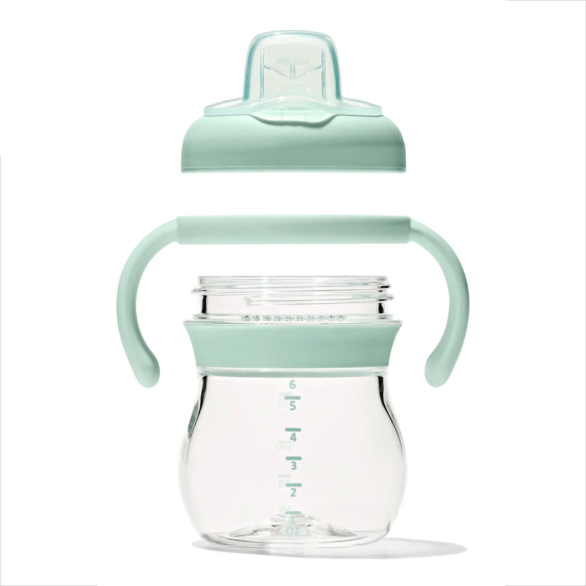 OXO Tot Transitions Soft Spout Sippy Cup With Removable Handles 6oz - Image 15