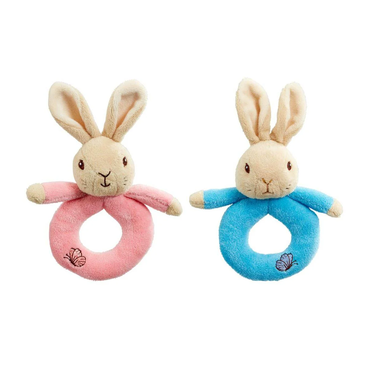 Peter Rabbit & Flopsy Bunny Rattle Rings 18cm (Assorted)