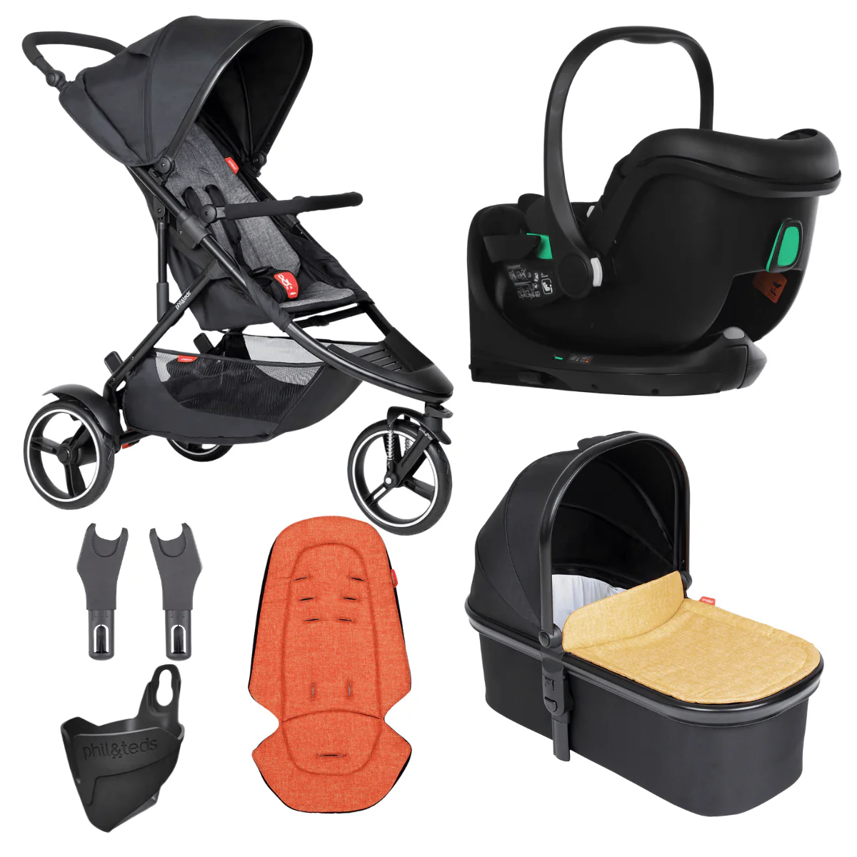 phil&teds® dot™ buggy travel system bundle - Image 39