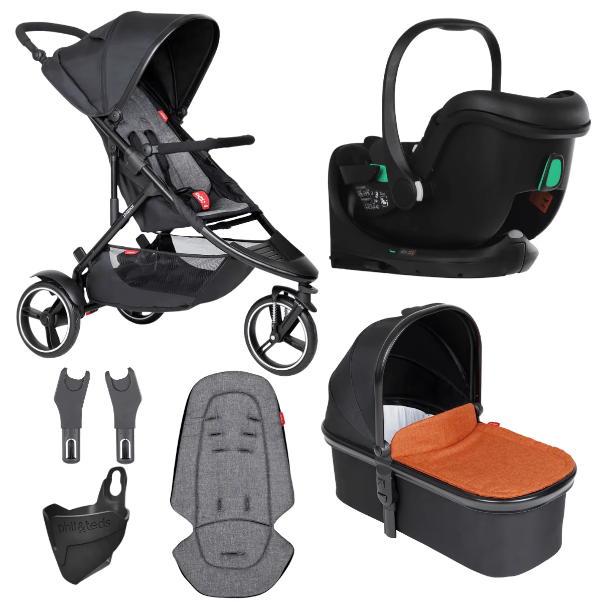 phil&teds® dot™ buggy travel system bundle - Image 50