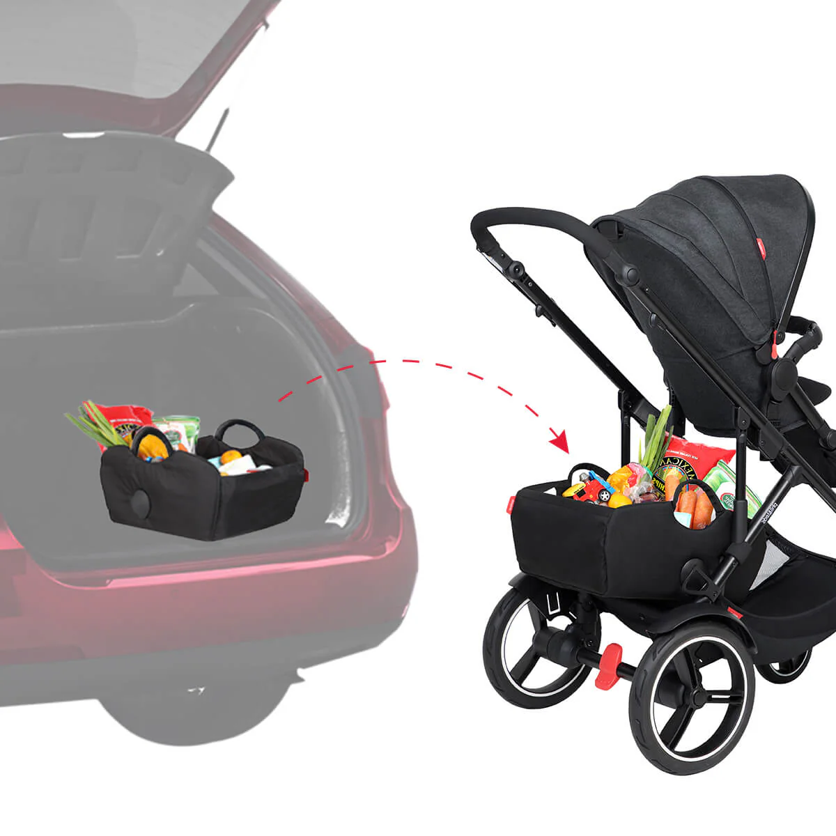 phil&teds® tote inline® storage - Image 4