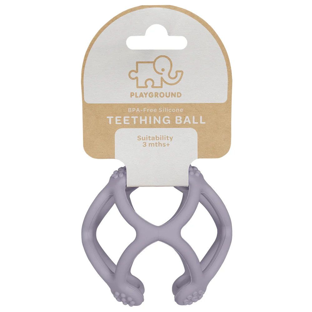 Playground Silicon Teether Balls Lilac - Image 7