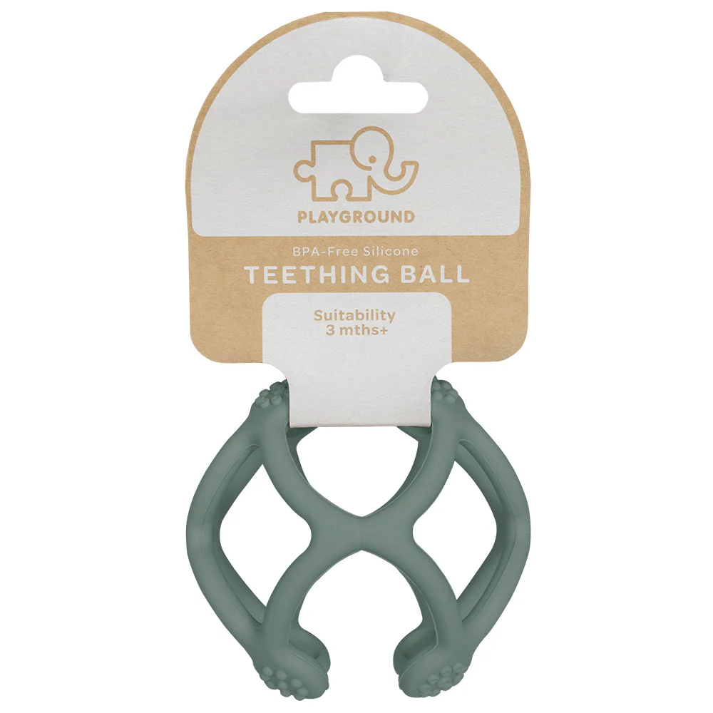 Playground Silicon Teether Balls Sage - Image 6