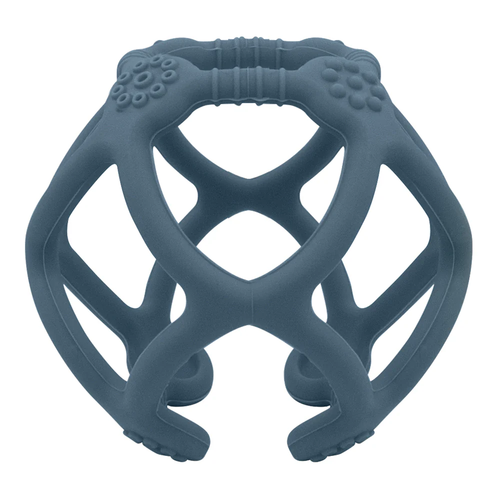Playground Silicon Teether Balls Steel Blue - Image 6