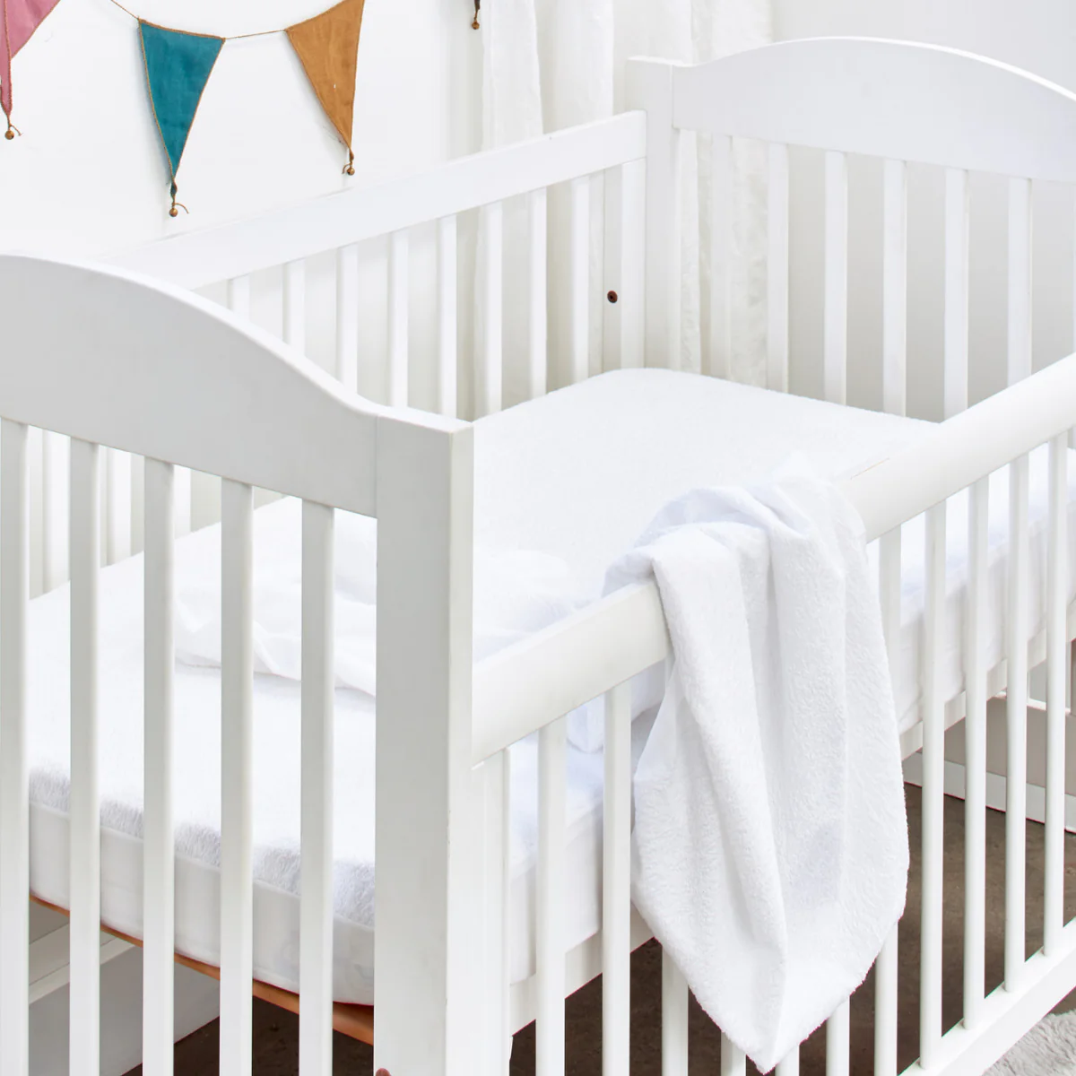 Protect-A-Bed Cotton Terry Elastic Flat Bassinet Mattress Protector - Image 3