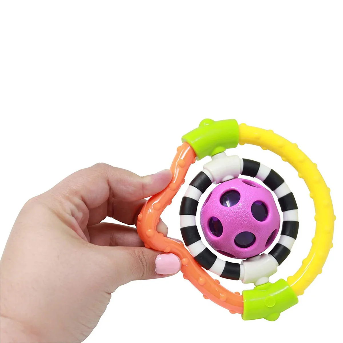Sassy Spin And Chew Flexible Ring Rattle - Image 2