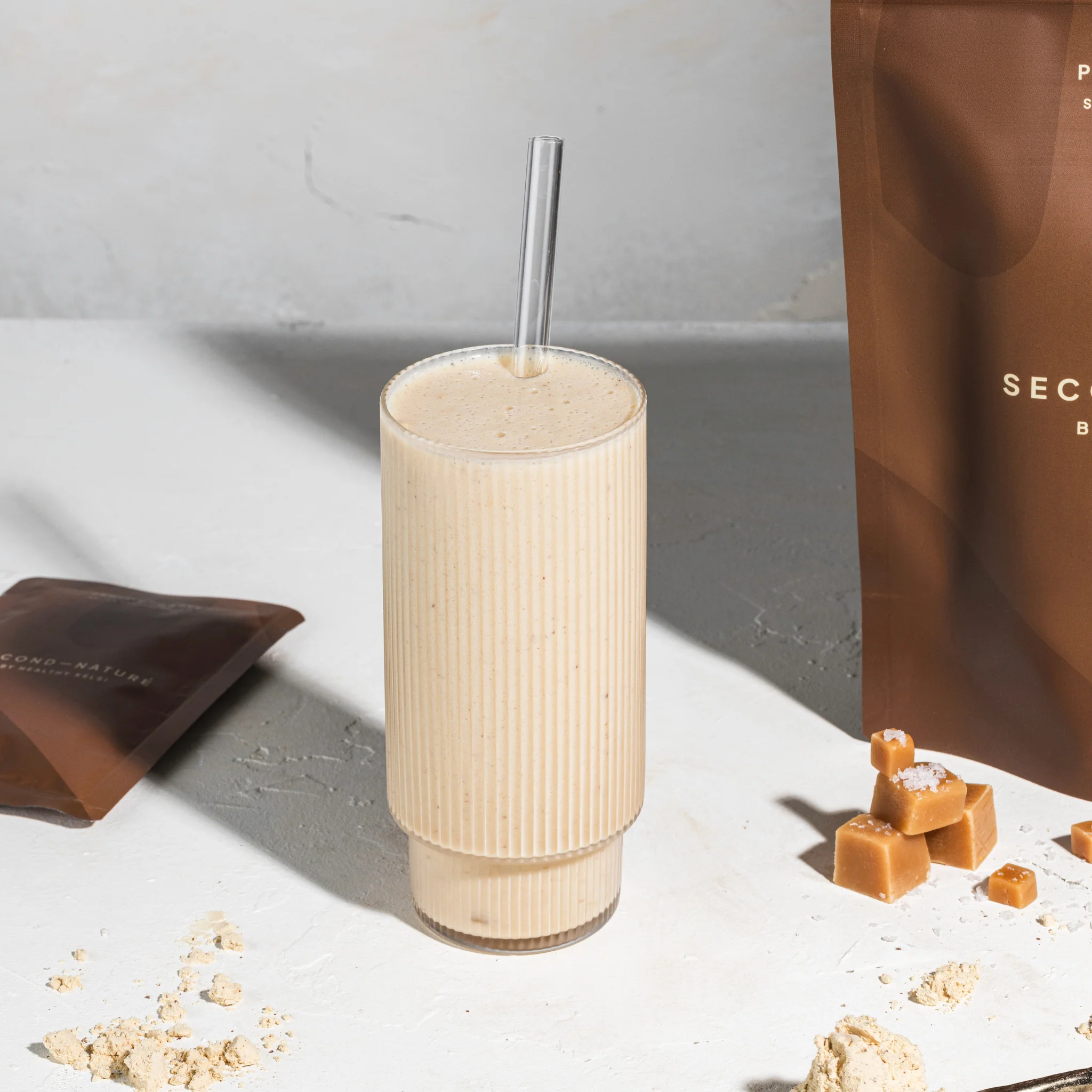 Second Nature by Healthy Kelsi Protein Powder - Salted Caramel Cookie - Image 3