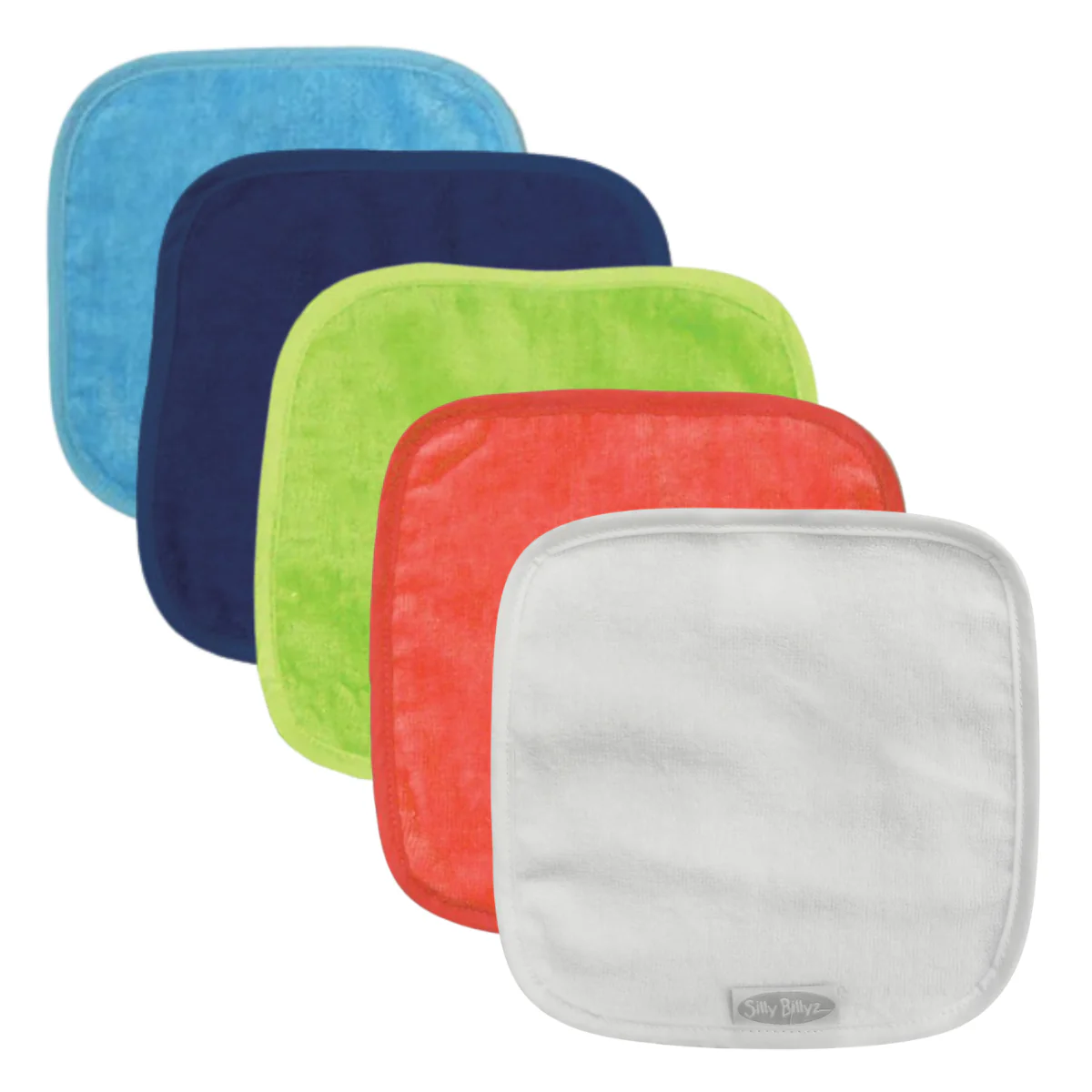 Silly Billyz Face Cloths - 5 Pack