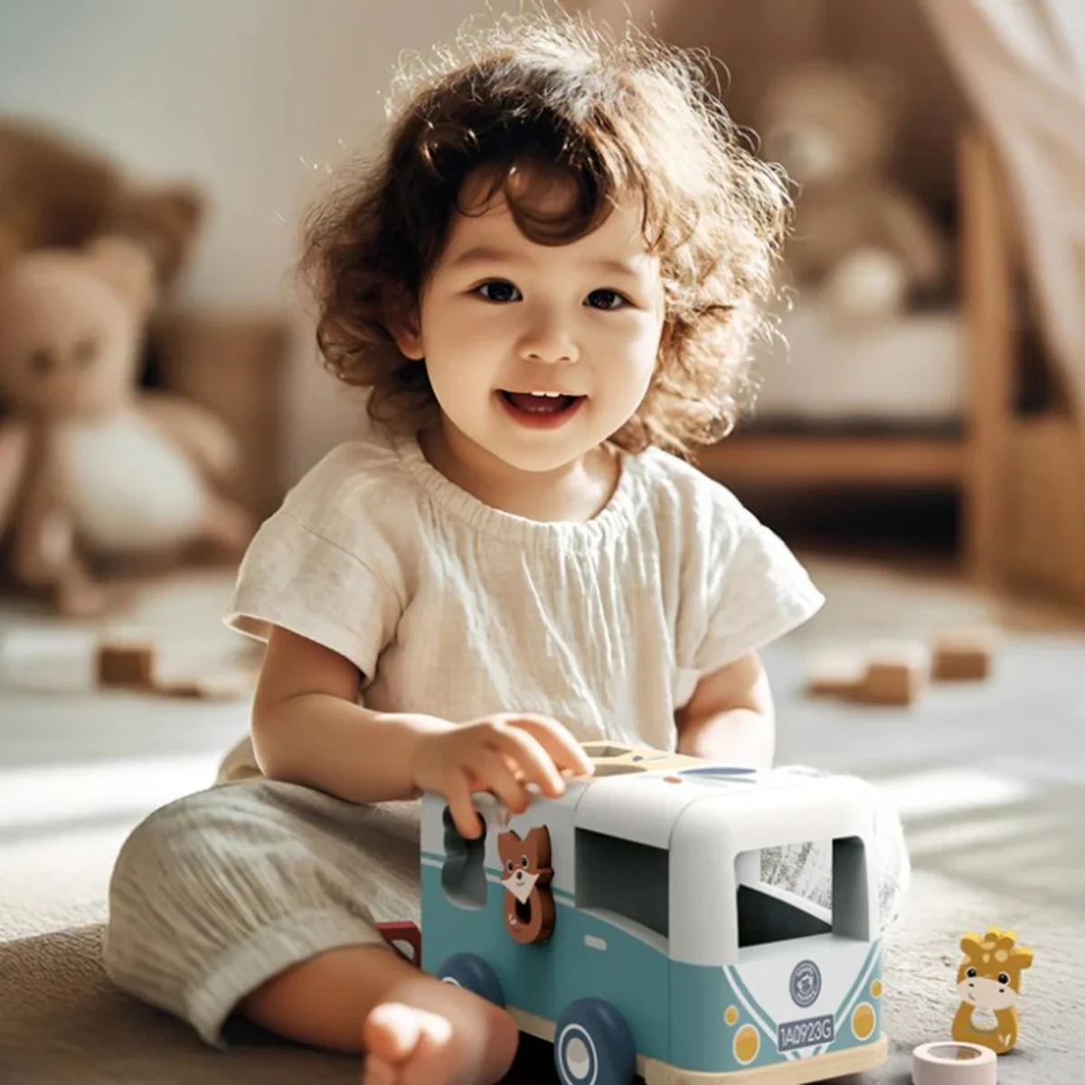 Speedy Monkey Shape Sorter Van - Image 4