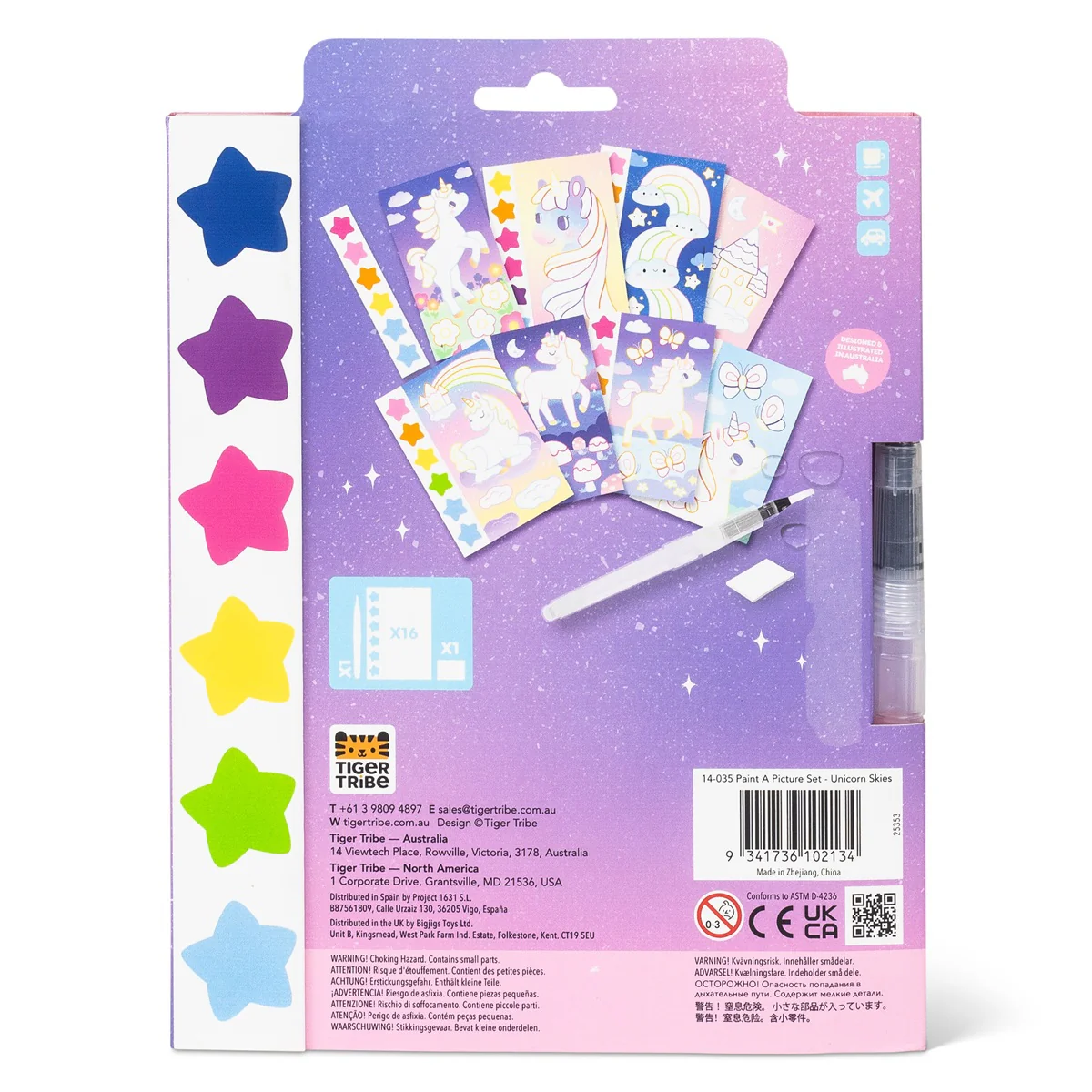 Tiger Tribe Paint A Picture Set - Unicorn Skies - Image 11