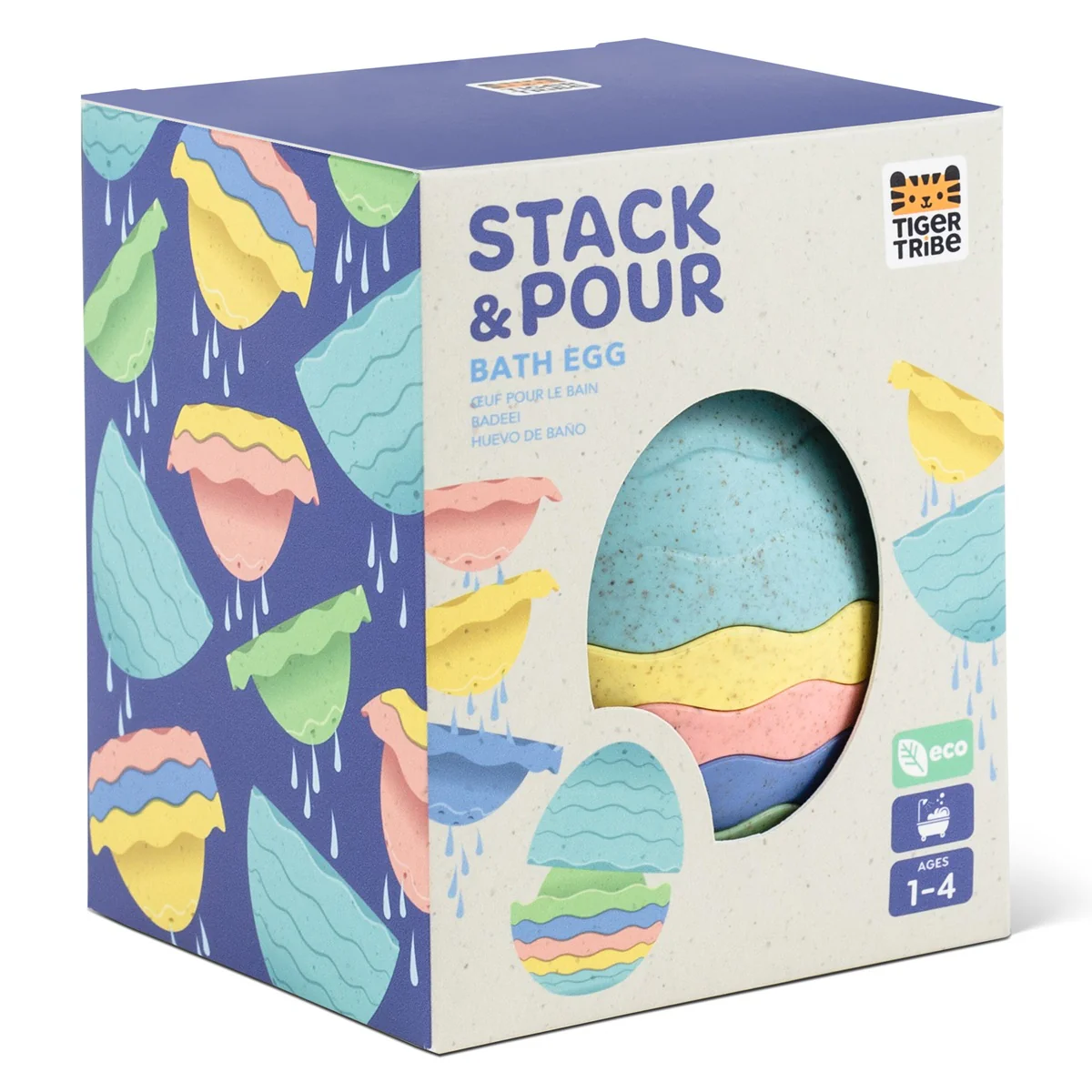 Tiger Tribe Stack & Pour - Bath Egg - ECO - Image 10